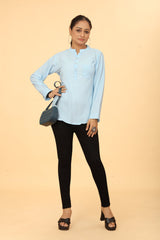 Casual Wear Stylish Sky Tunic