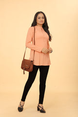 Casual Wear Stylish Peach Tunic