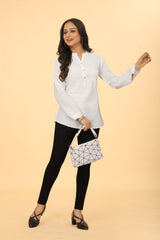 Casual Wear Stylish White Tunic